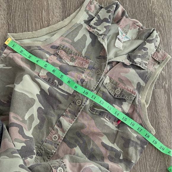 Hard Tail Camouflage Shirt-Dress. - Picture 7 of 9